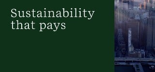 Sustainability that pays