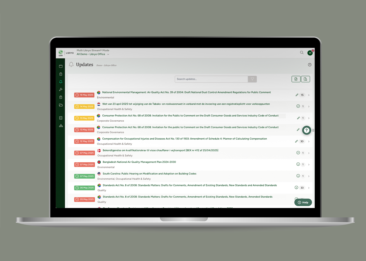 Your Global EHS Regulatory Intelligence Solution
