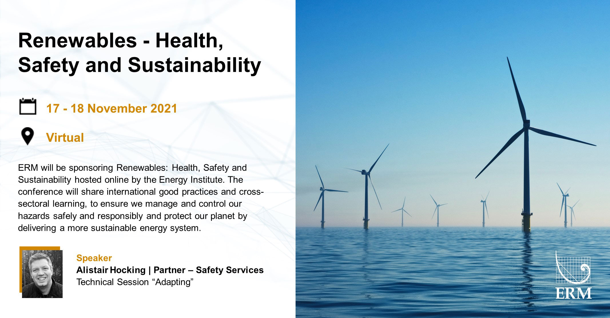 ERM at Renewables Health, Safety and Sustainability 2021